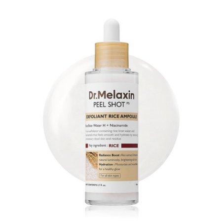 Dr. Melaxin Peel Shot Glow White Rice Peeling Ampoule Soft Facial Scrub