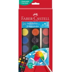 Faber-Castell - Watercolour paint box - 21 colours (125027)