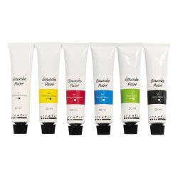 Gouache Paint - standard colours - 6x20 ml (35600)