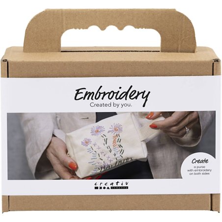 Mini Craft Kit Embroidery - Make-up bag - cream (977859)