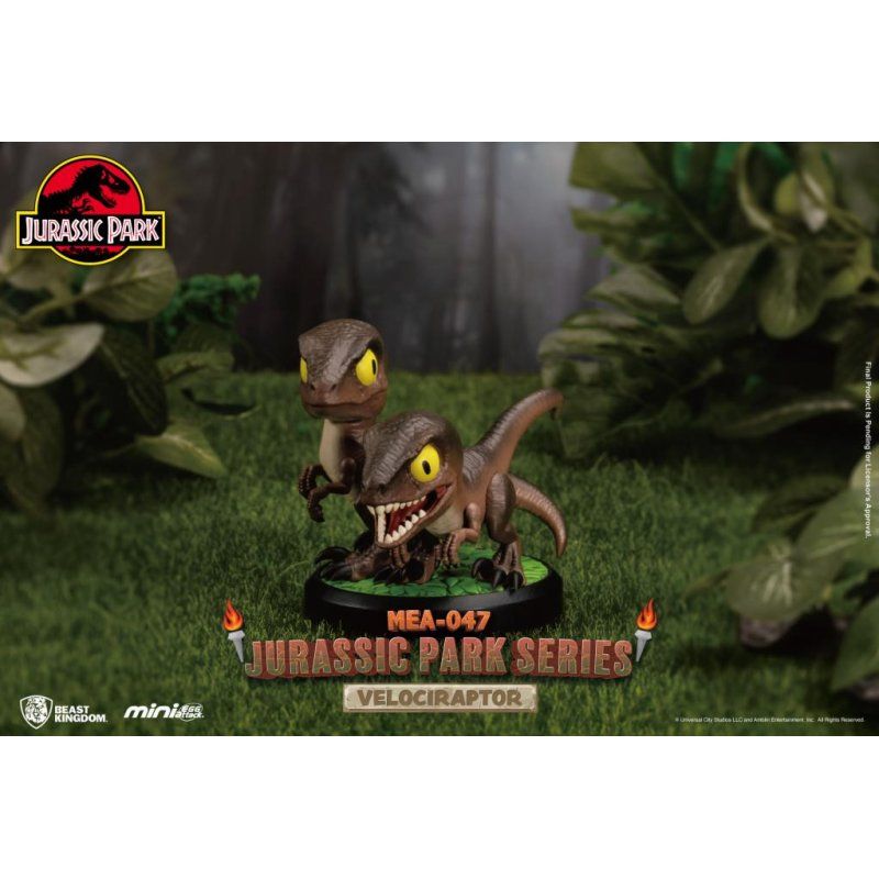 JURASSIC PARK - Set 6 Figurine Mini Egg Attack 10cm