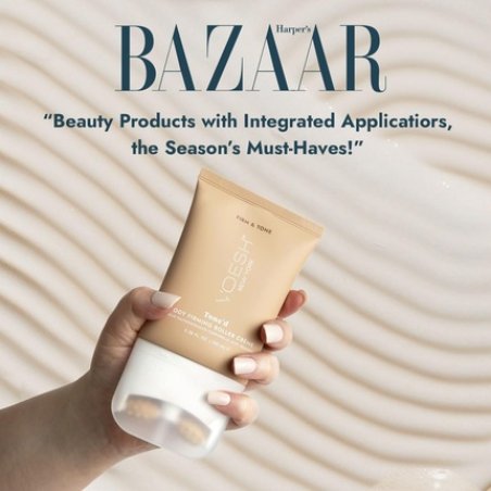 Voesh Roller Creme Vegan Beauty Body Cream for Lymphatic Massage and Toning