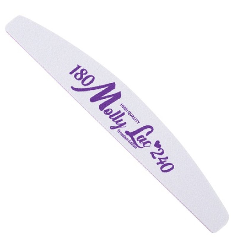 Mollylac Doublesided Nail File Boat Purple Center 180240