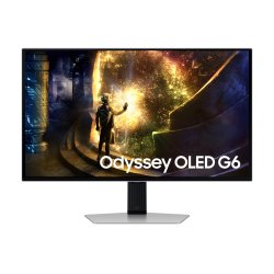 Samsung G61SD computer monitor 68.6 cm (27") 2560 x 1440 pixels Quad HD OLED Silver