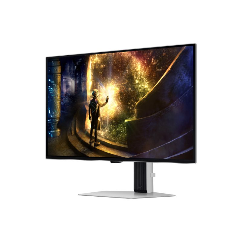 Samsung G61SD computer monitor 68.6 cm (27") 2560 x 1440 pixels Quad HD OLED Silver