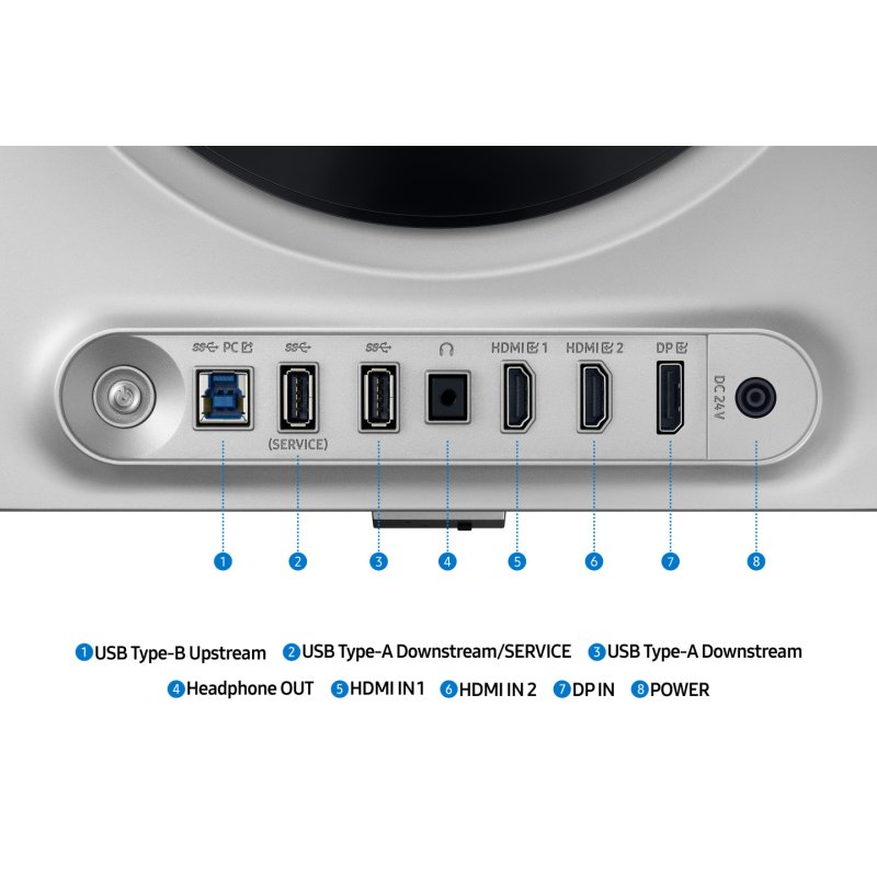 Samsung G61SD écran plat de PC 68,6 cm (27") 2560 x 1440 pixels Quad HD OLED Argent