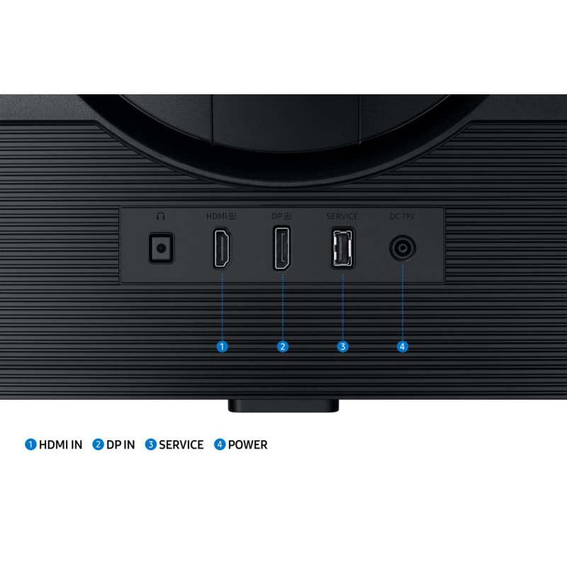 Ecran 32'' Samsung Gaming Odyssey G5 Noir WQHD 2560x1440 IPS 1ms 350cd/m 180Hz