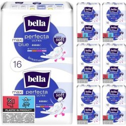 Bella Perfecta Ultra Sanitary Pads Maxi Blue Long with Wings Extra Soft