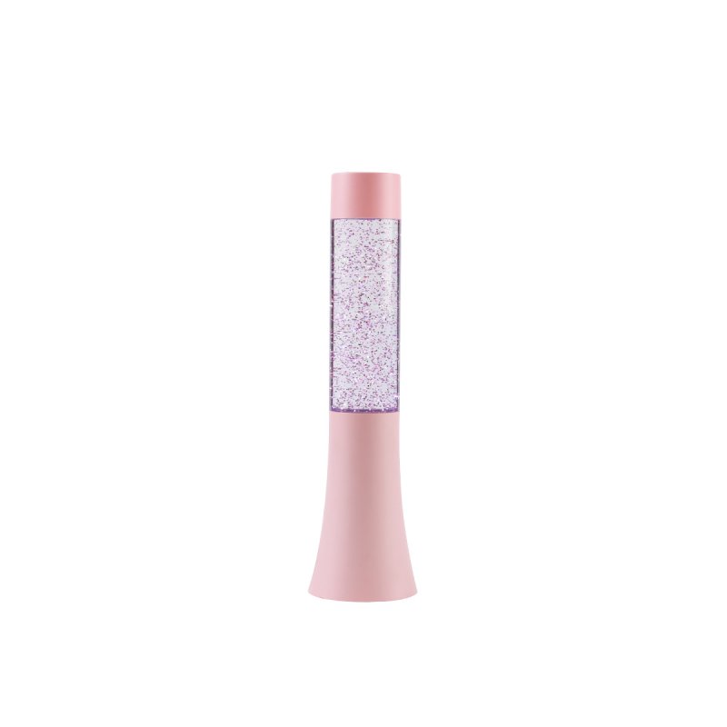 iTotal - Flared Glitter Lamp - Pastel Pink - 33.5 cm