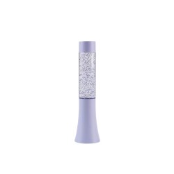 iTotal - Flared Glitter Lamp - Pastel Purple - 33.5 cm