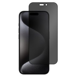 iPhone 15 Pro - Privacy Screenprotector Tempered Glass