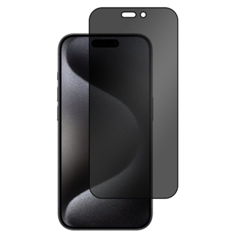 iPhone 15 Pro - Privacy Screenprotector Tempered Glass