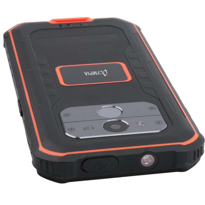 Olympia TREK 14 cm (5.5") Double SIM Android 10 4G USB Type-C 3 Go 32 Go 5000 mAh Noir, Orange