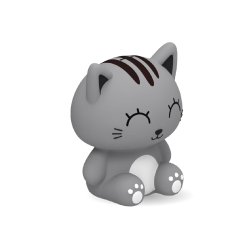 iTotal - Vertical Piggy Bank GREY CAT (XL2497S)