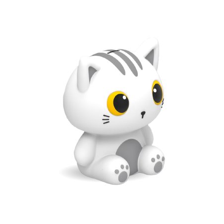 iTotal - Vertical Piggy Bank - WHITE CAT