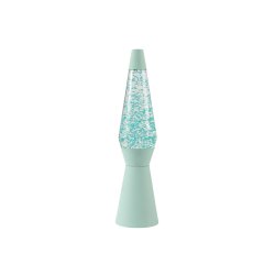 iTotal - Spaceship Glitter Lamp - Pastel Green - 11x11x40 cm