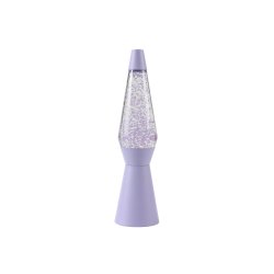 iTotal - Spaceship Glitter Lamp - Pastel Purple - 40 cm