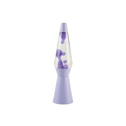 iTotal - Spaceship Lava Lamp - Pastel Purple - 40 cm