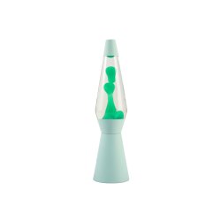 iTotal - Spaceship Lava Lamp - Pastel Green - 40 cm
