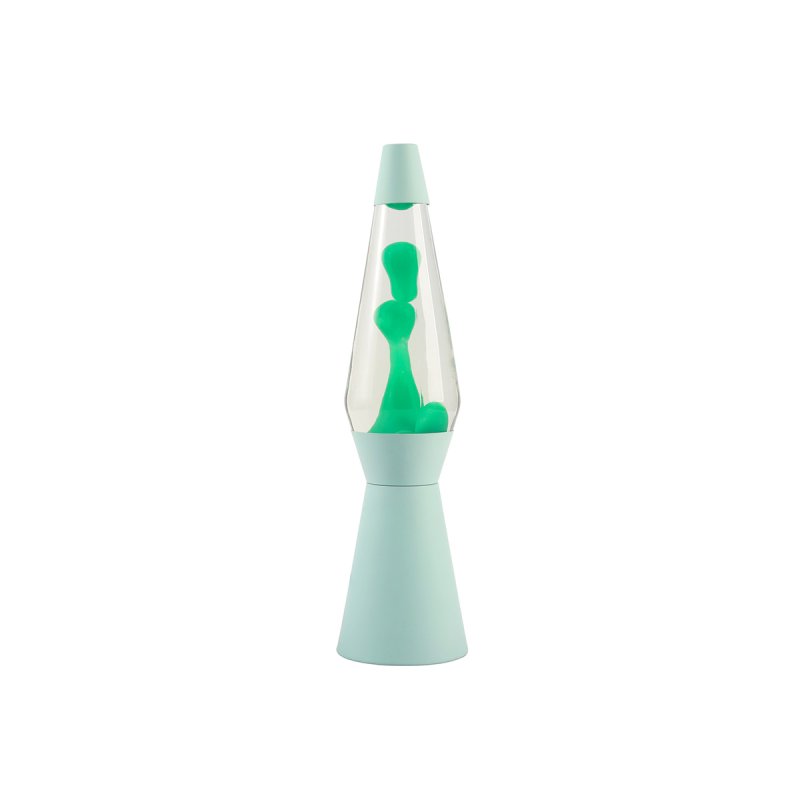 iTotal - Spaceship Lava Lamp - Pastel Green - 40 cm
