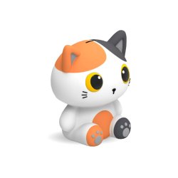iTotal - Vertical Piggy Bank ORANGE CAT (XL2497R)