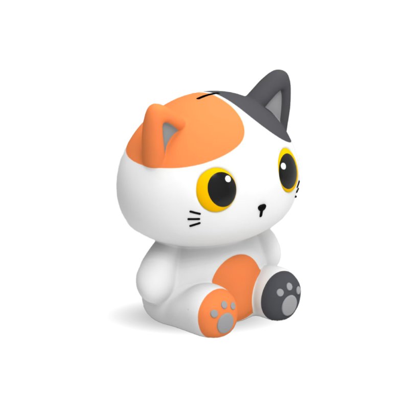 iTotal - Vertical Piggy Bank ORANGE CAT (XL2497R)