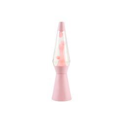 iTotal - Spaceship Lava Lamp - Pastel Pink - 40 cm