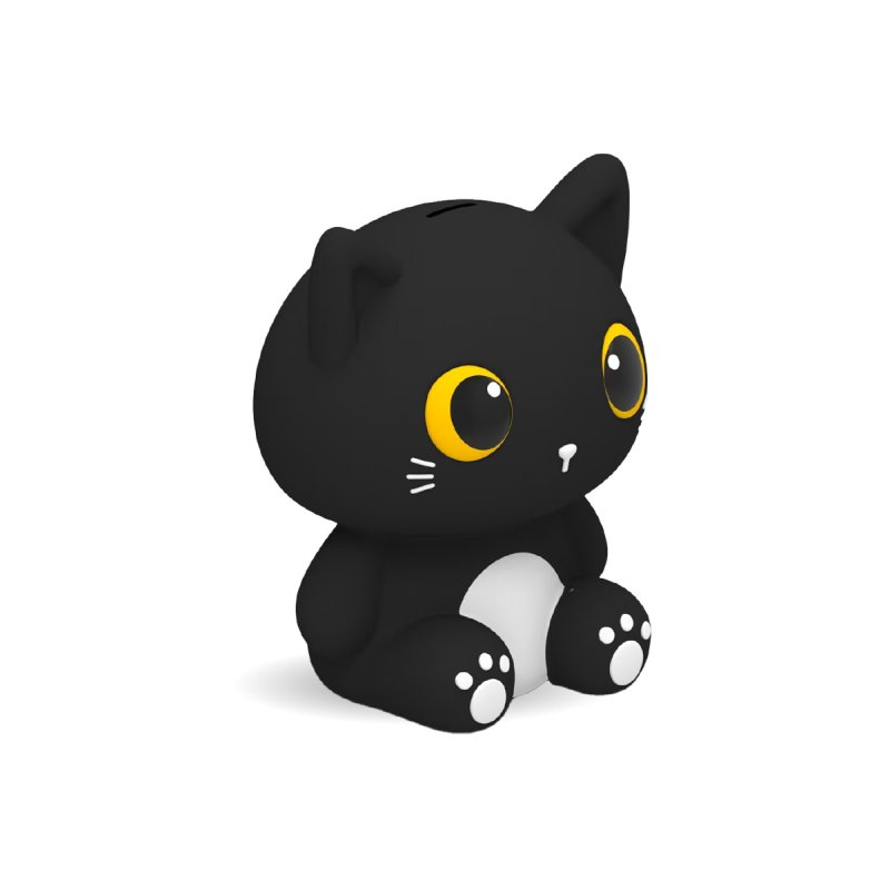 iTotal - Vertical Piggy Bank BLACK CAT (XL2497Q)