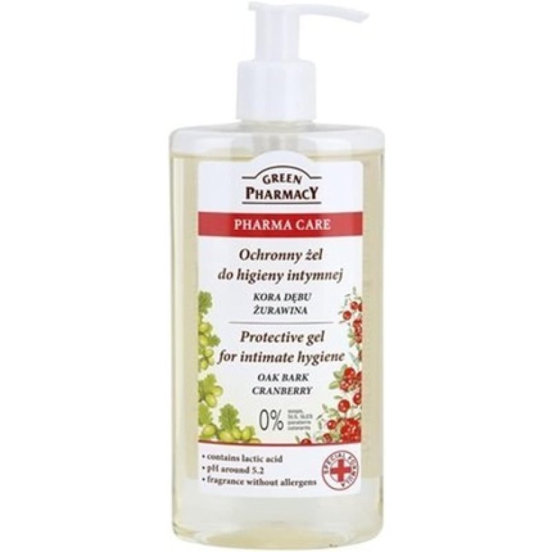 Green Pharmacy Intimate Wash Lotion with Cranberry and Oak Bark 300ml