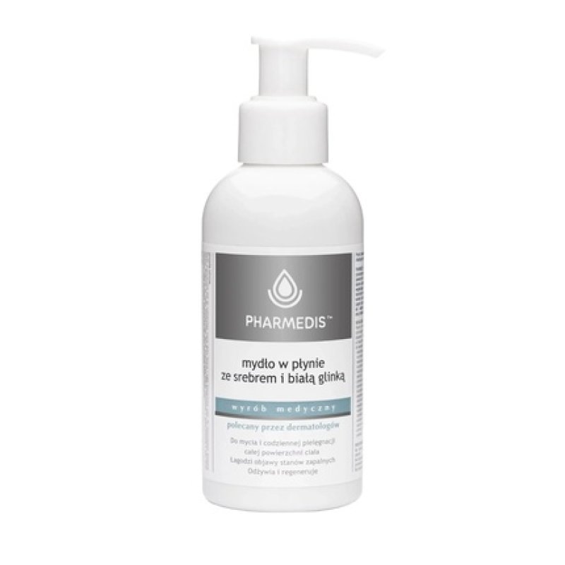Pharmedis Liquid Soap with Silver and White Clay - Hygienic Cosmetics