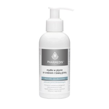 Pharmedis Liquid Soap with Silver and White Clay - Hygienic Cosmetics