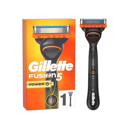 Gillette Fusion 5 Power Men's Wet Razor with 1 Razor Blade 5-Way Blade