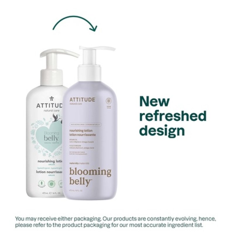 Attitude Pregnancy Nourishing Body Lotion EWG Verified Dermatologically