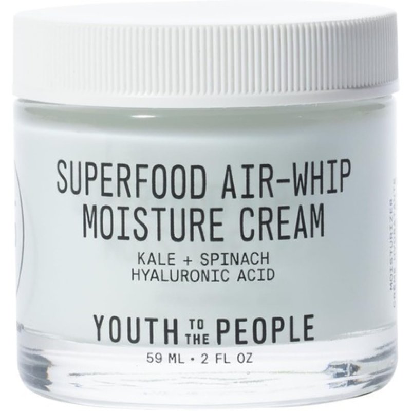 Youth To The People Superfood Air-Whip Moisture Cream Hyaluronic Acid Green Tea Moisturizer 2oz