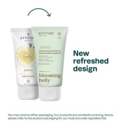 Attitude Pregnancy Stretch Mark Prevention Oil EWG Verified Dermatologically Tested