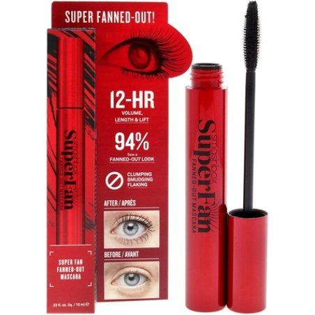 SmashBox Super Fan Mascara Black for Women 0.33oz
