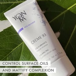 Yon-Ka Creme 93 Mattifying Moisturizer 50ml Balancing Facial Cream for Combination Skin with Vitamins A,C and E