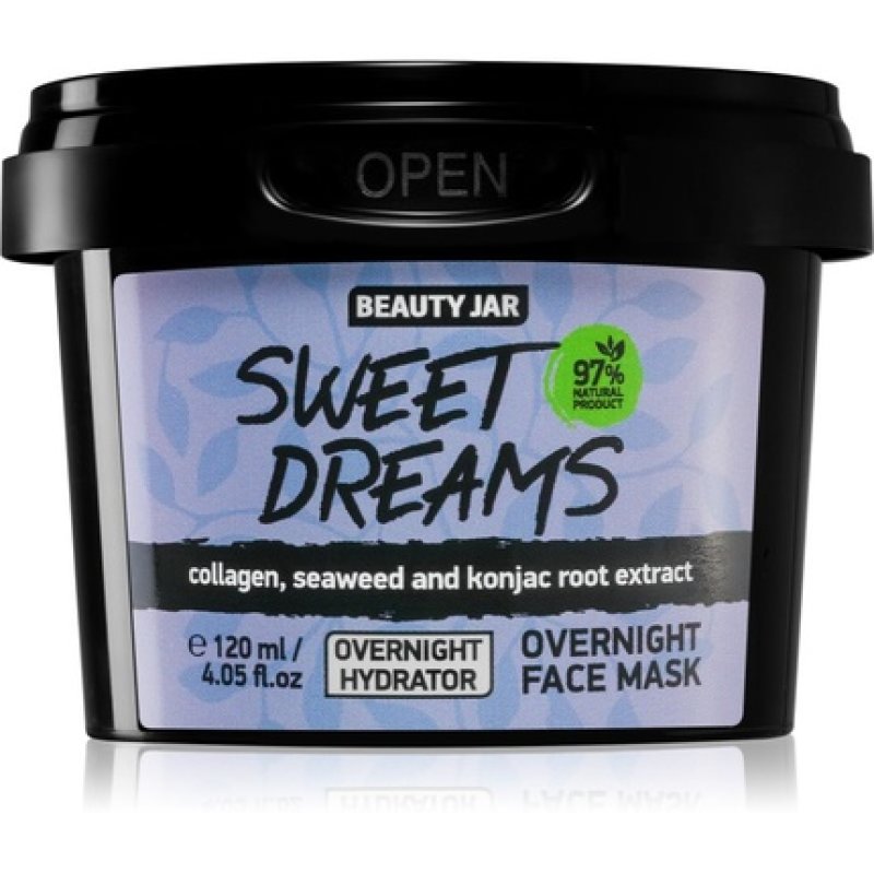 Beauty Jar Sweet Dreams illuminating and moisturizing night face mask - 120 ml