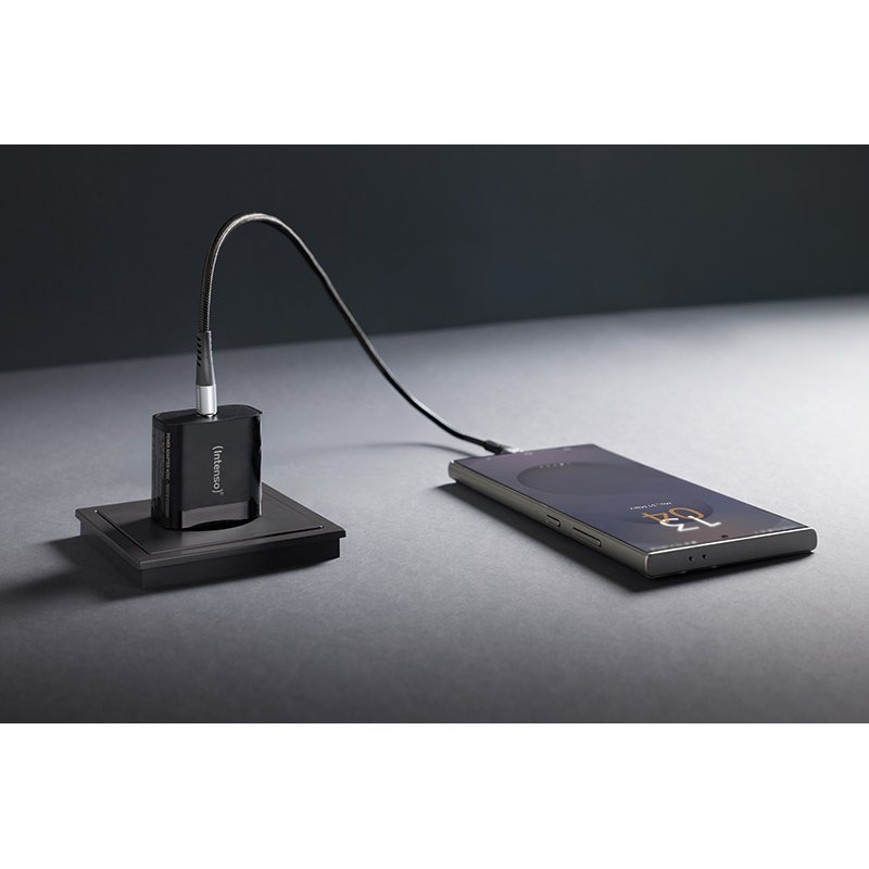 Intenso Adaptateur secteur W20C, 20 W, port USB-C, noir