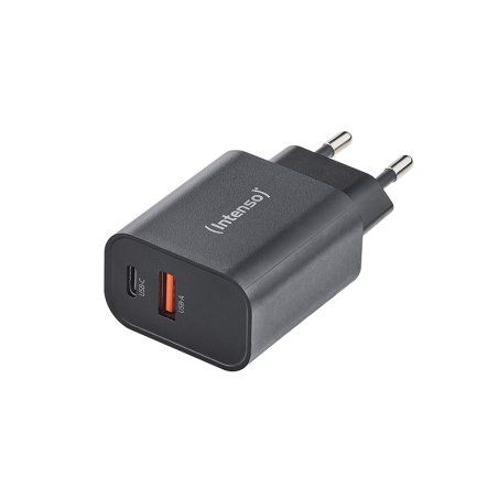 Intenso Power Adapter W30AC, 30W, USB-A and USB-C port, black