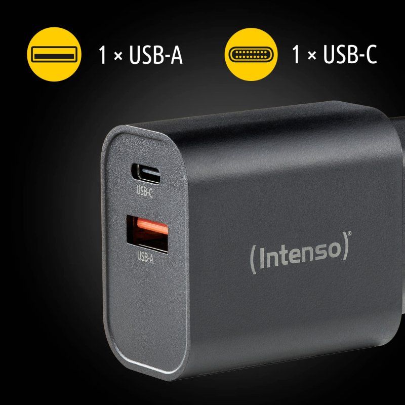 Intenso Power Adapter W30AC, Schwarz
