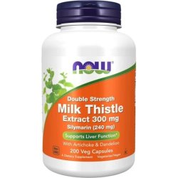 Now Foods Milk Thistle Silymarin Extract 300mg 200 Veg Capsules