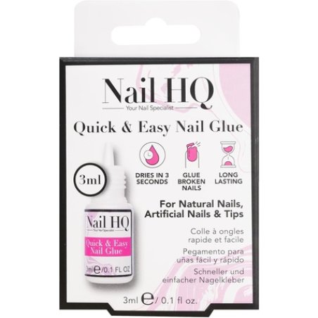 Nail HQ Quick & Easy Nail Glue 3ml