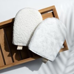 So Eco Cleansing Face Mitts White