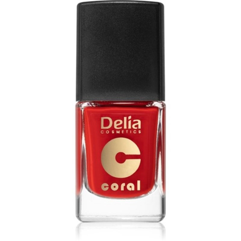 Delia Cosmetics Coral Classic Nail Polish - 515 Lady in Red, 11 ml