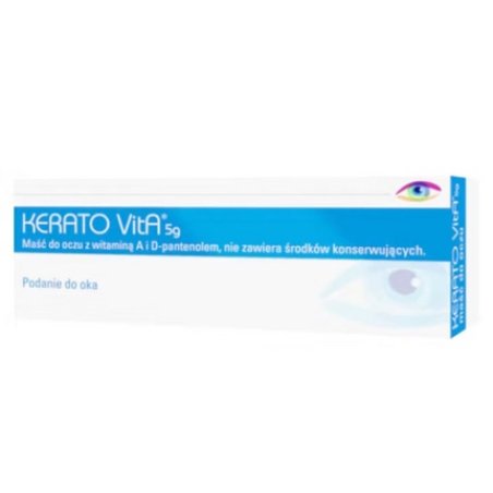 Kerato Vita 5G Eye Ointment for Moisture, Dry Tired Eyes, and Burning Irritation