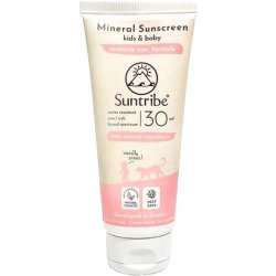 Suntribe Baby & Kids Natural Mineral Sunscreen SPF 30 100ml - Non-Nano Zinc Oxide - Water Resistant