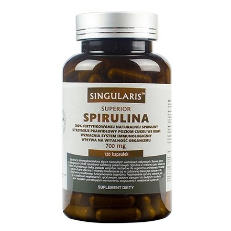 Singularis Superior Spirulina Capsules - Premium Dietary Supplement, 120 Capsules