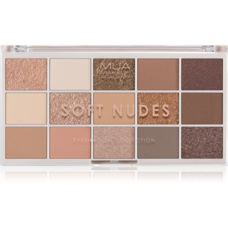 MUA 15 Shade Eyeshadow Palette Soft Nudes - 12g