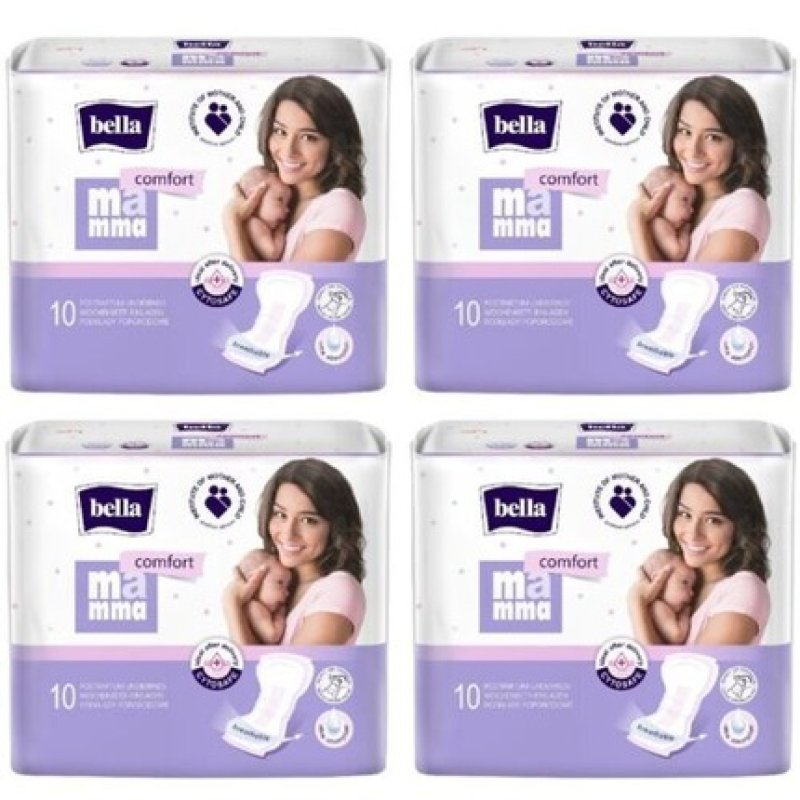 Bella Mamma Comfort Postpartum Pads 10 Pieces